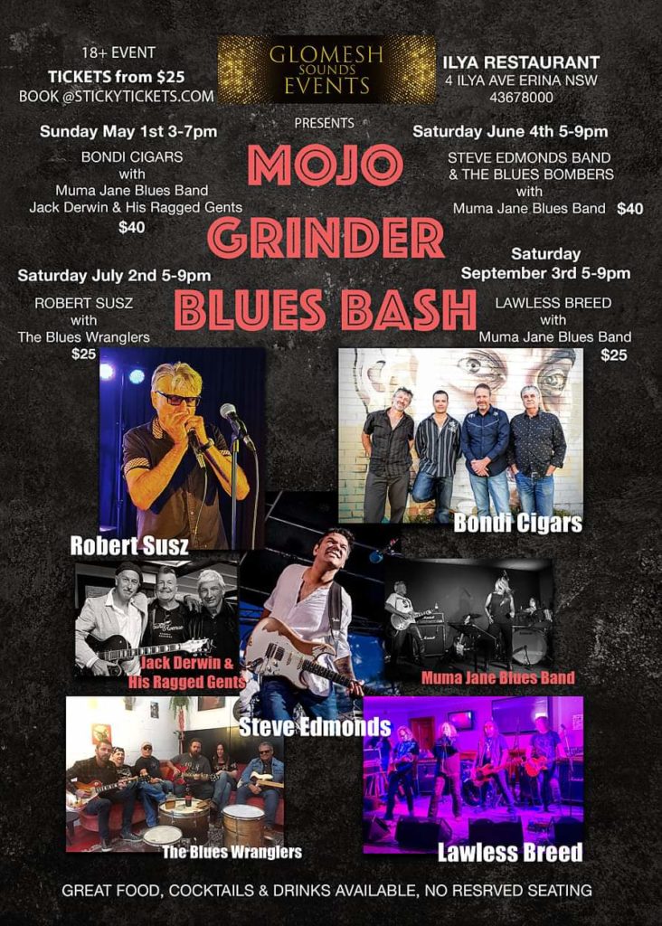 Mojo Grinder Blues Band Poster – Sat